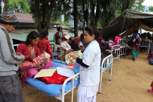 Anandaban Patients Makeshift Camps and Medical care